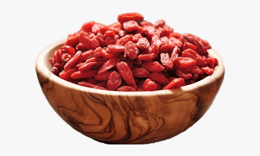 Bowl Of Dried Goji Berries - Goji Berries Png, Transparent Clipart