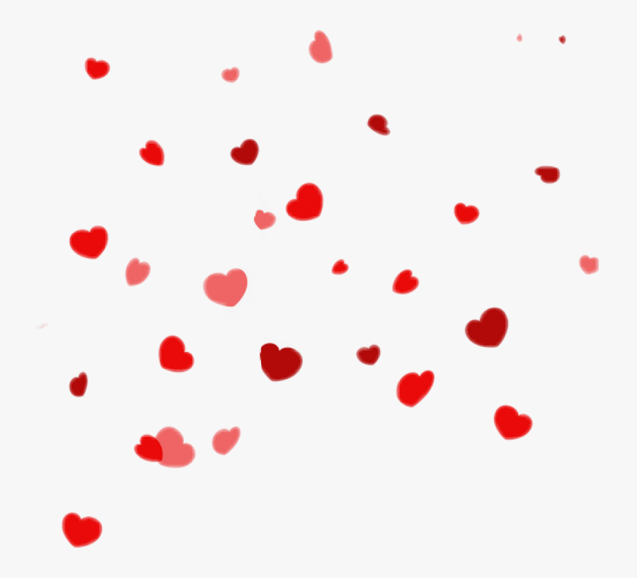 #hearts #floatinghearts #overlay #mask #love - Floating Hearts Overlay Png, Transparent Clipart