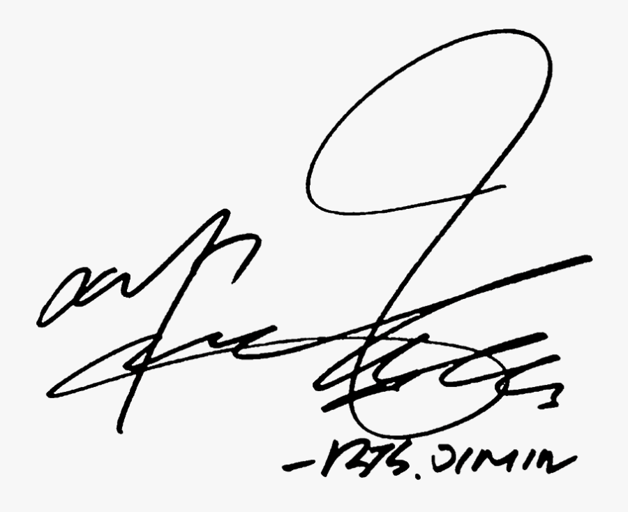 transparent signature clipart bts jimin signature png free transparent clipart clipartkey
