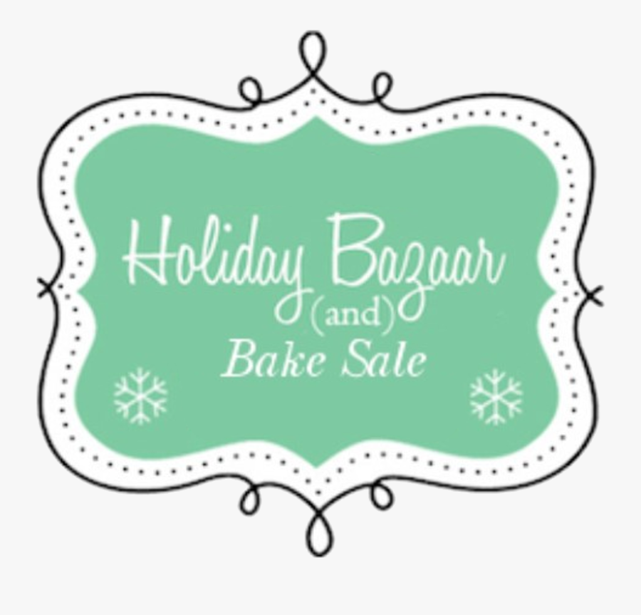 Holiday Clipart Bake Sale - Holiday Bazaar Clipart, Transparent Clipart