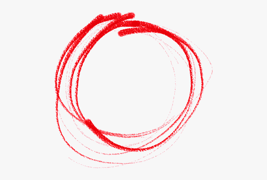 #red #circle #pencil #texture #highlight #indicator - Highlight Circle Png, Transparent Clipart