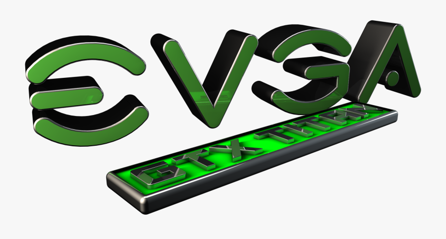 Evga Geforce Gtx Titan Logos 3d - Logo Geforce Evga, Transparent Clipart