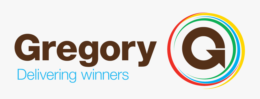 Gregory Distribution Logo, Transparent Clipart