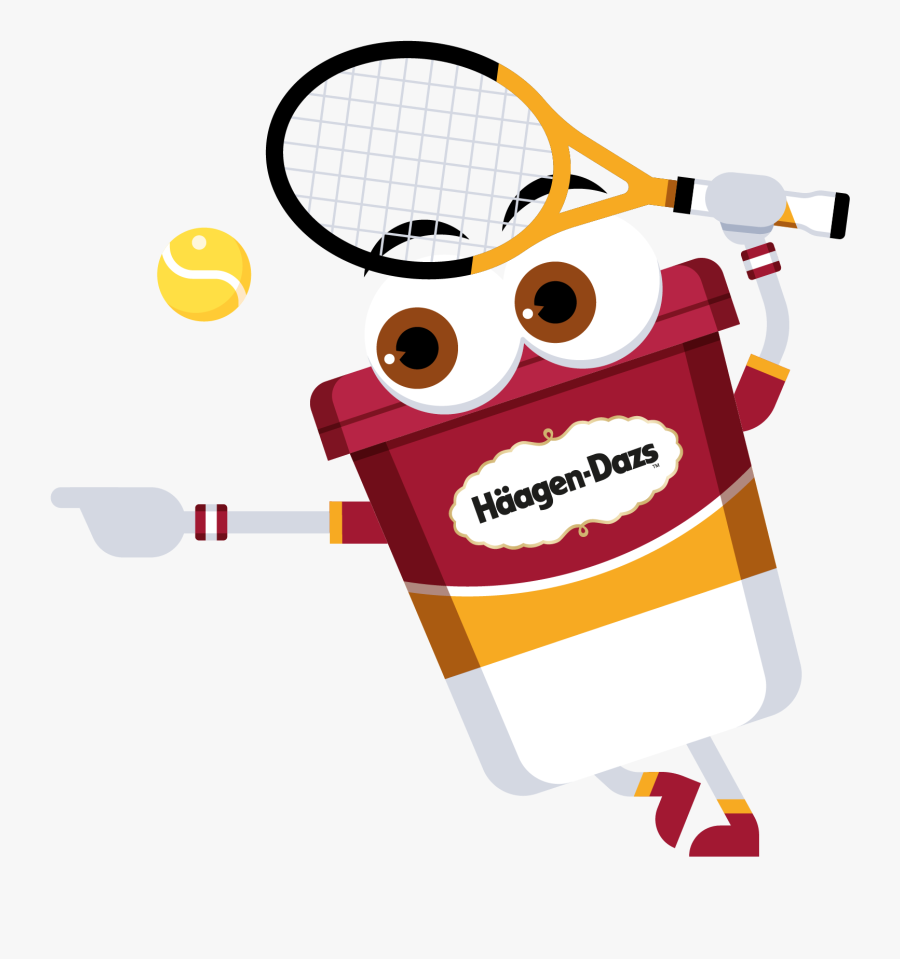 Emoji Clipart Tennis - Haagen Dazs Emoji, Transparent Clipart