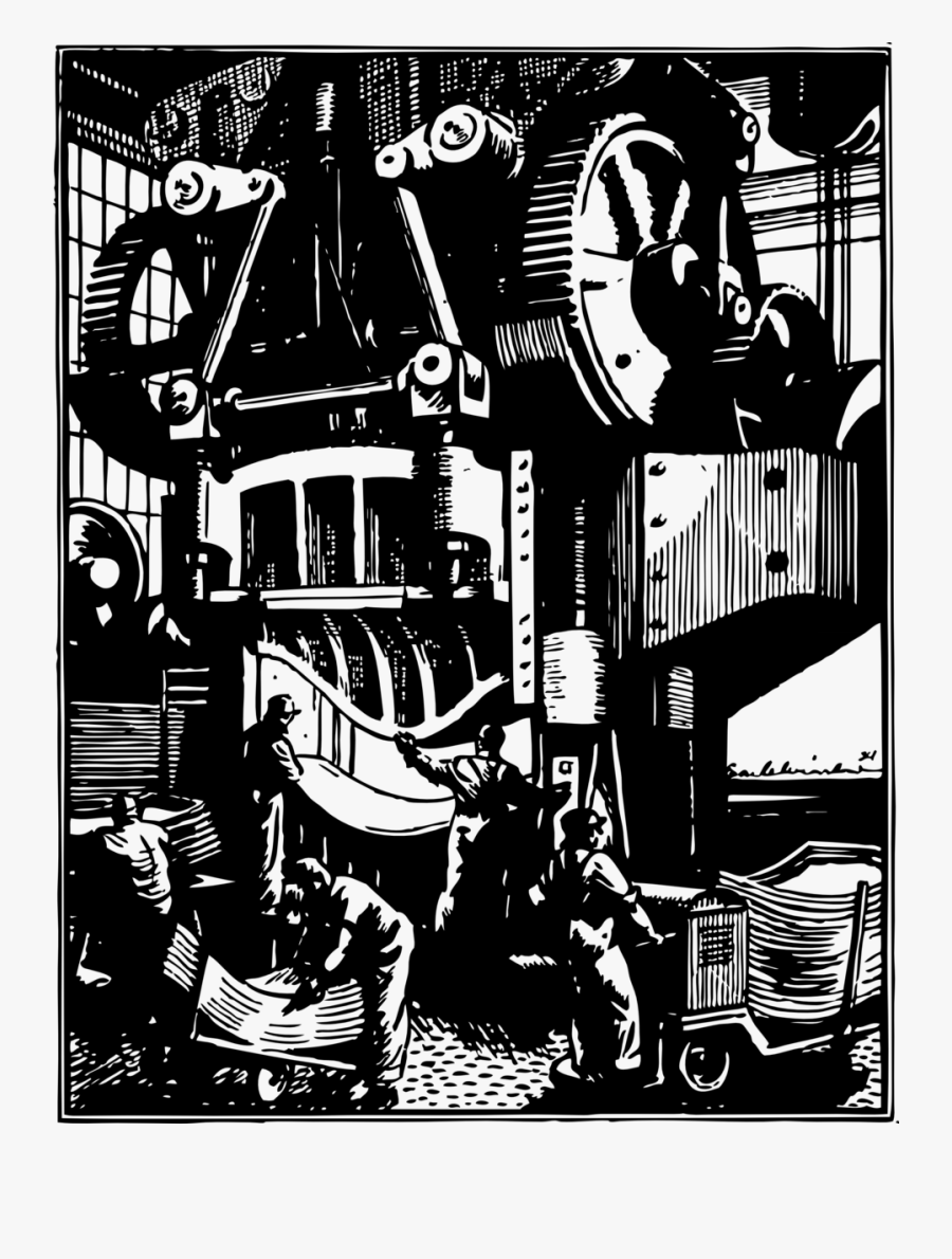 Press Stamping Fenders - Factory, Transparent Clipart