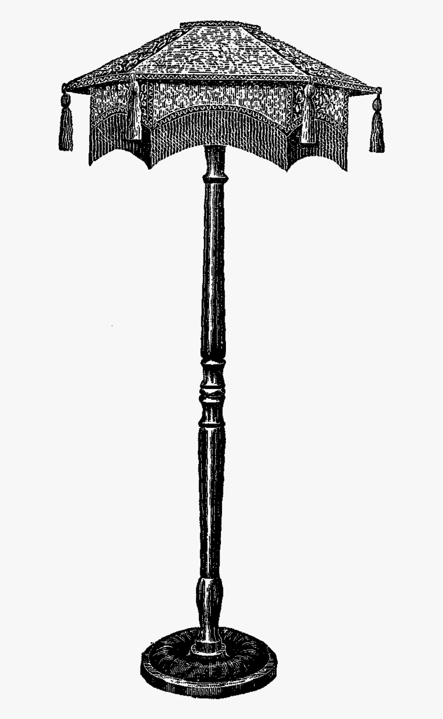 Floor Lamp Vintage Household Image - Outdoor Table, Transparent Clipart