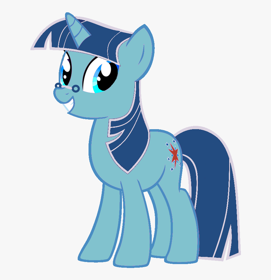 my little pony with glasses