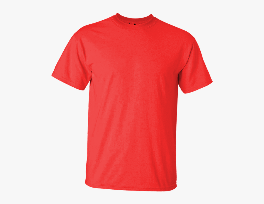 Blank Tshirt Png - Gildan Heavy Cotton T Shirt Red, Transparent Clipart