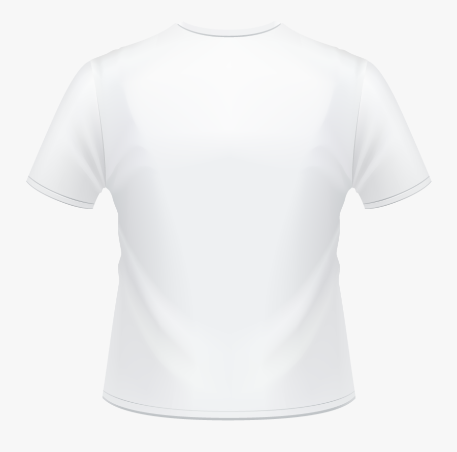 Print T Shirt Back - White T Shirt Back Png, Transparent Clipart