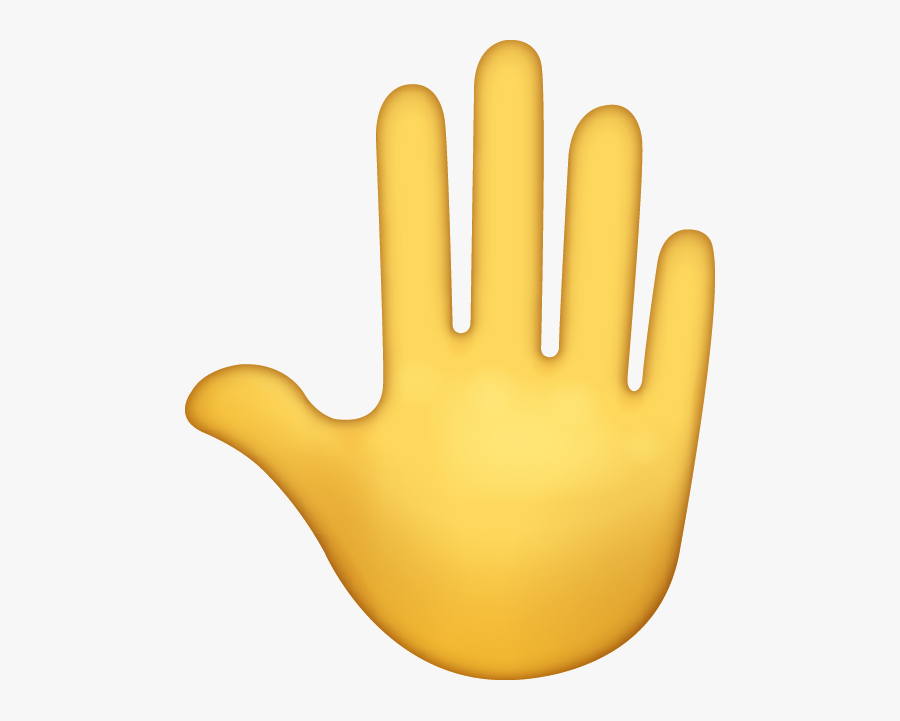 Emoji Hand, Transparent Clipart