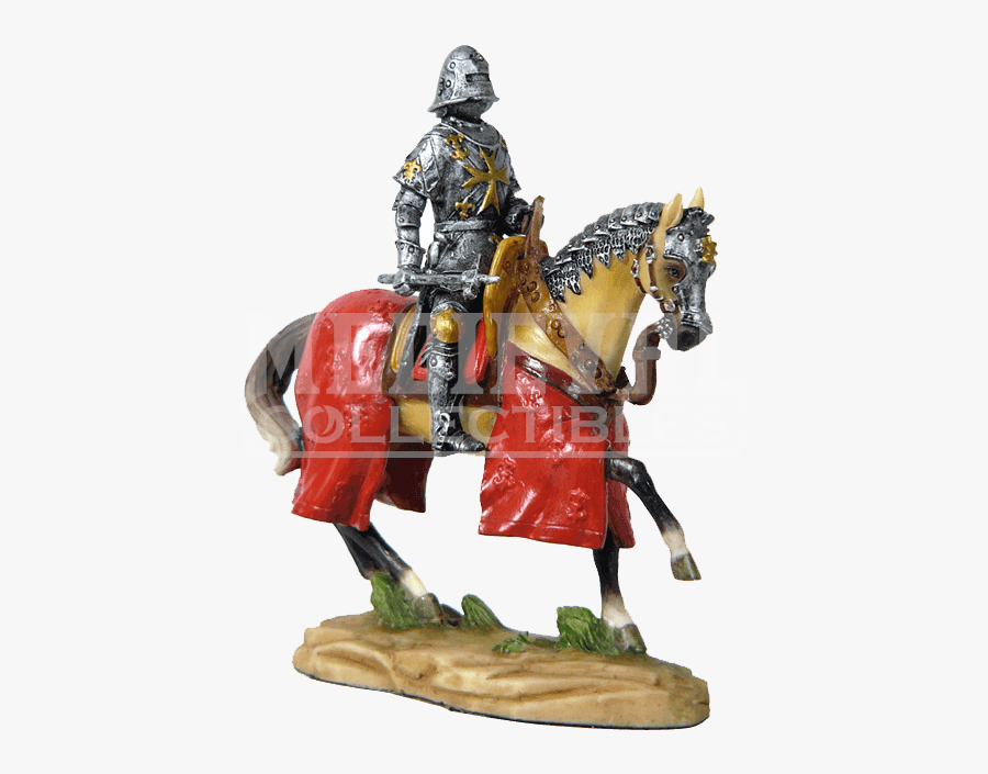 Clip Art Medieval Horseback - Figurine, Transparent Clipart