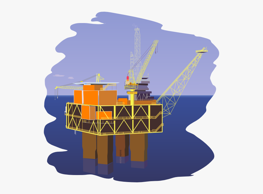 Oil Rig Clip Art, Transparent Clipart