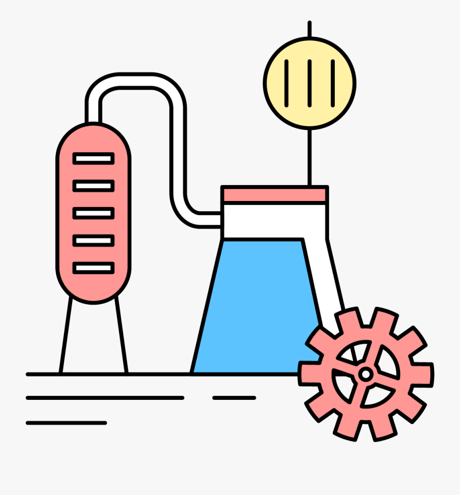 Extraction Of Refining Processes - Petroleum, Transparent Clipart
