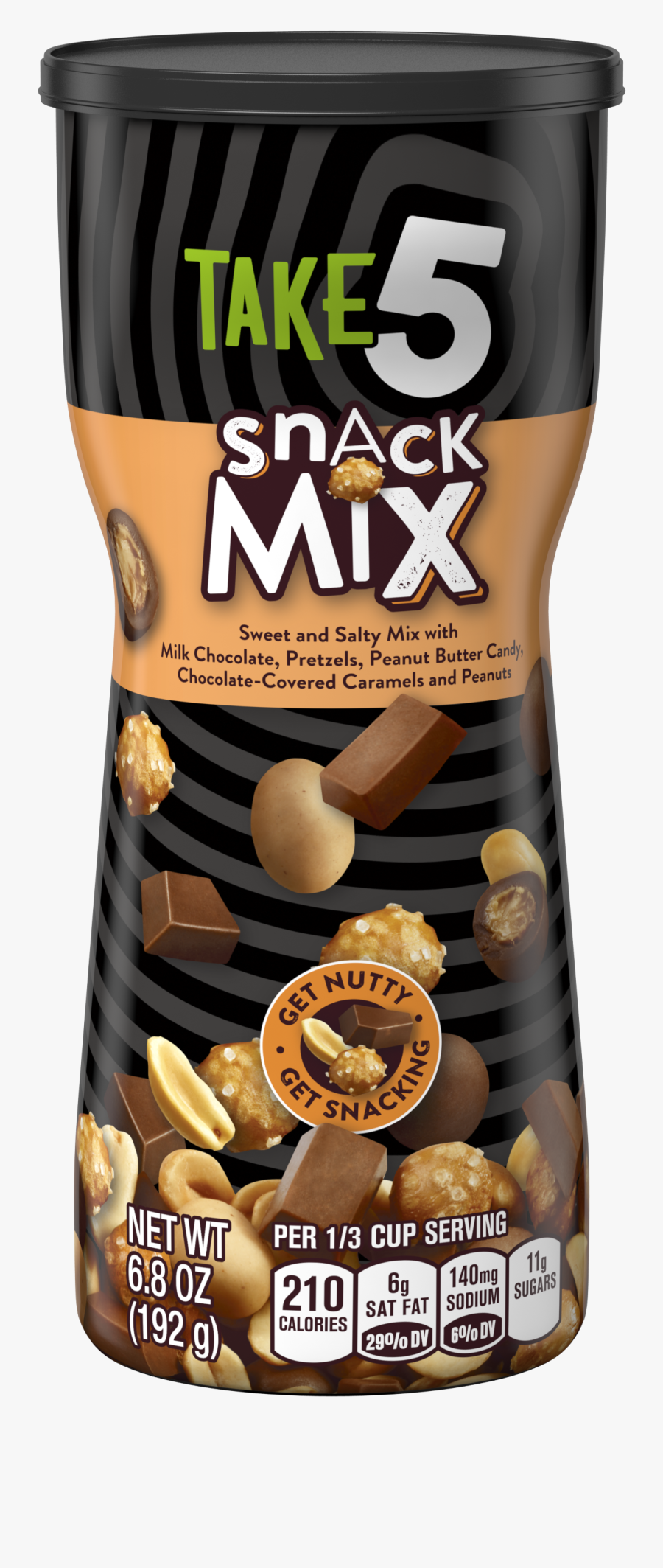 Transparent Nut Clipart - Hersheys Snack Mix, Transparent Clipart