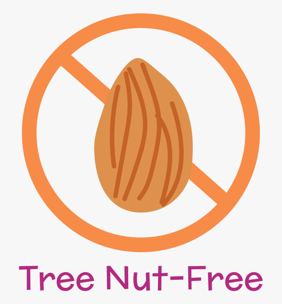 Transparent Recipe Icon Png - Tree Nut Free Sign, Transparent Clipart