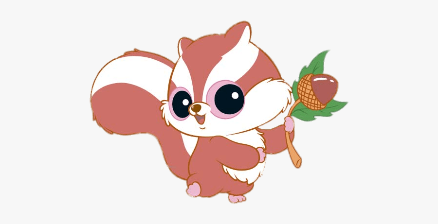 Chewoo Holding Nut - Yoohoo And Friends Chewoo, Transparent Clipart