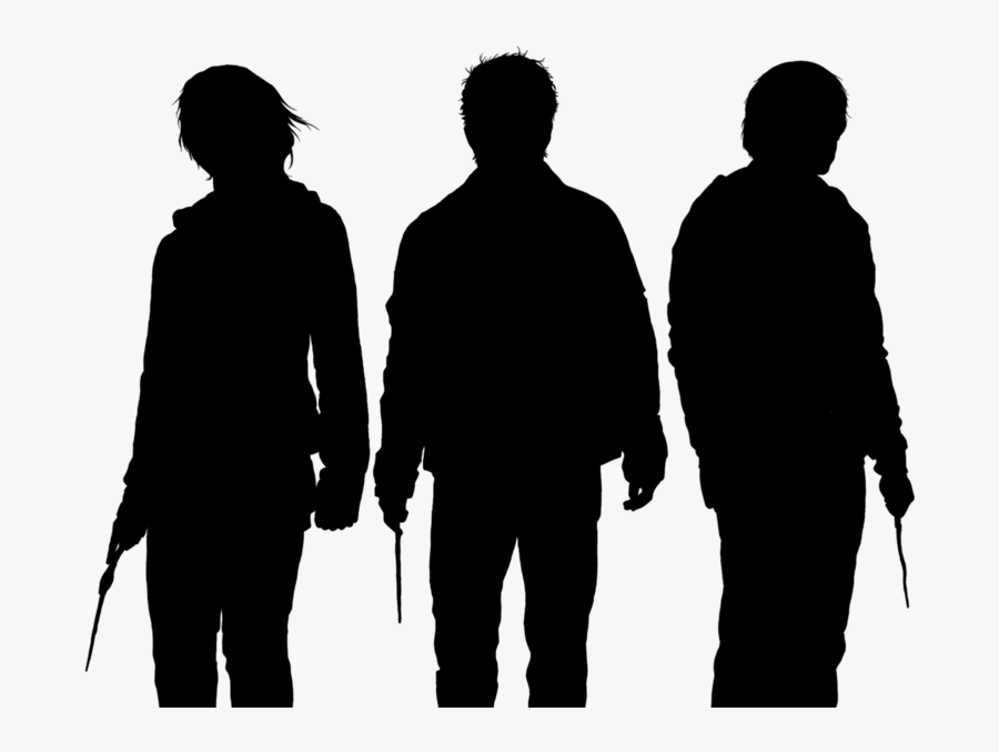 Hermione Granger Ron Weasley Harry Potter And The Deathly - Harry Potter Characters Silhouette, Transparent Clipart
