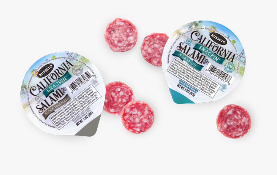 Salami Snack Cup Product Example - Pepperoni, Transparent Clipart