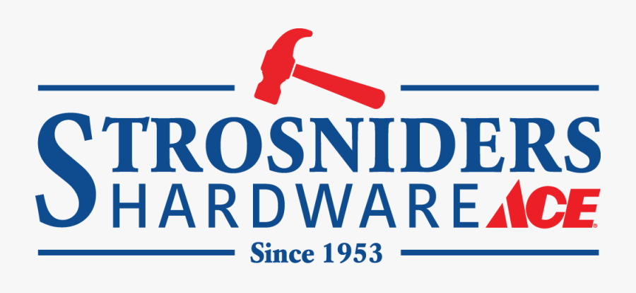 Strosnider"s Hardware - Ace Hardware, Transparent Clipart