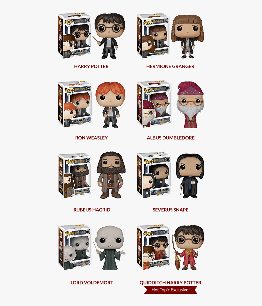 Funko Pop Saga Harry Potter, Transparent Clipart