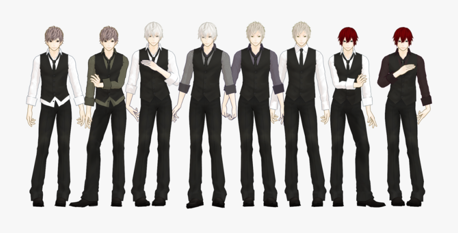 Clip Art Mmd Dl Series The - Mmd Suit Dl, Transparent Clipart