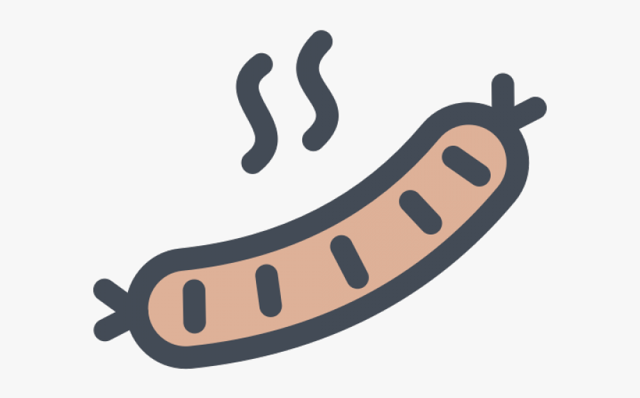 Barbecue Clipart Bbq Sausage - Icon Sausage, Transparent Clipart