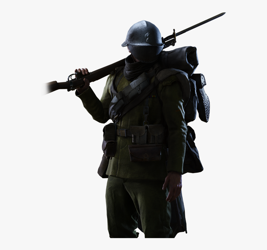 Duty Battlefield Portable Playstation Of Infantry Uniform - Battlefield 1 Kill Death Ratio, Transparent Clipart