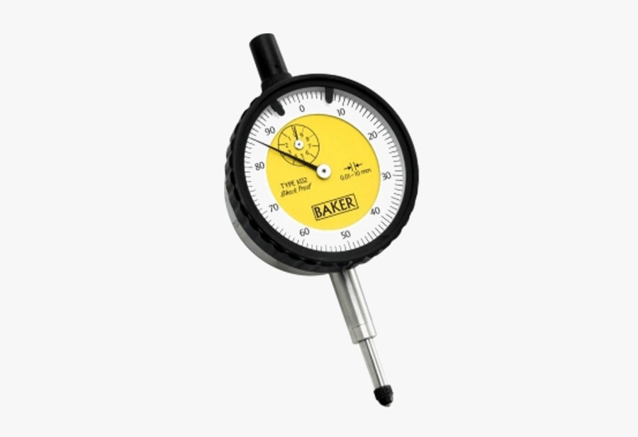 Gauge Png Transparent Image - Baker Ip65 Dial Indicator, Transparent Clipart