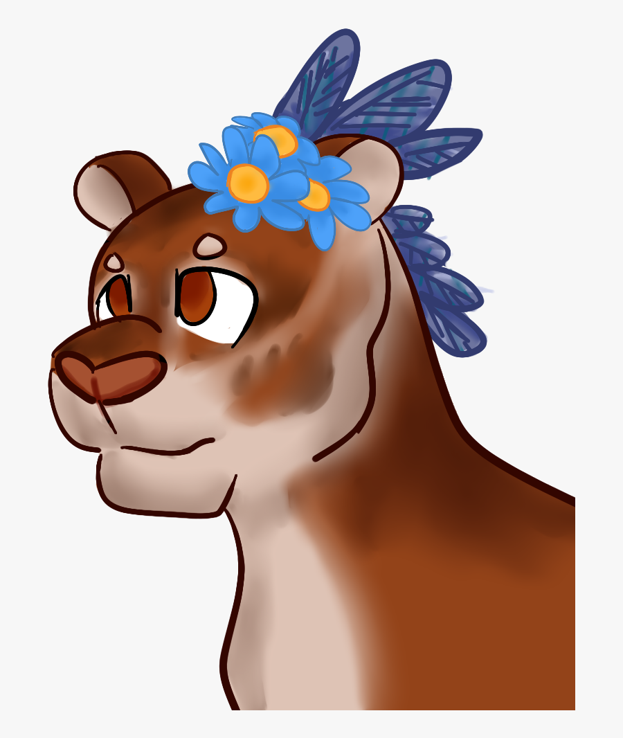 Headshot Recolors Lioden - Cartoon, Transparent Clipart