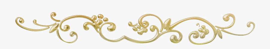 Decorative Line Gold Clipart Png - Happy Birtday Gold Png, Transparent Clipart
