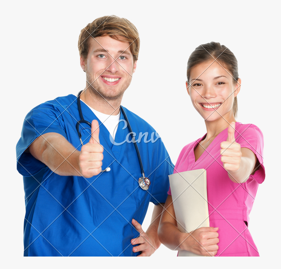 Man And Woman Nurse, Transparent Clipart