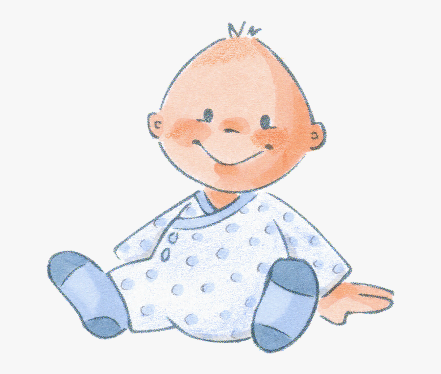 Sitting Baby Clip Art, Transparent Clipart