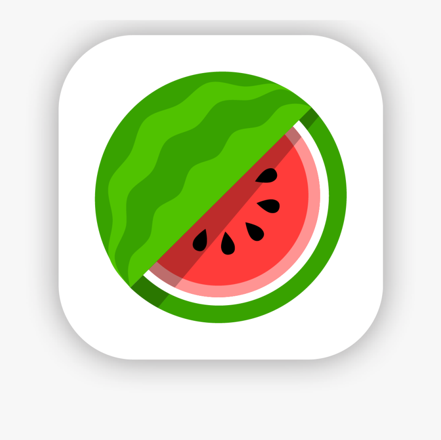 Cafeteria Clipart Food Server - Watermelon Icon, Transparent Clipart