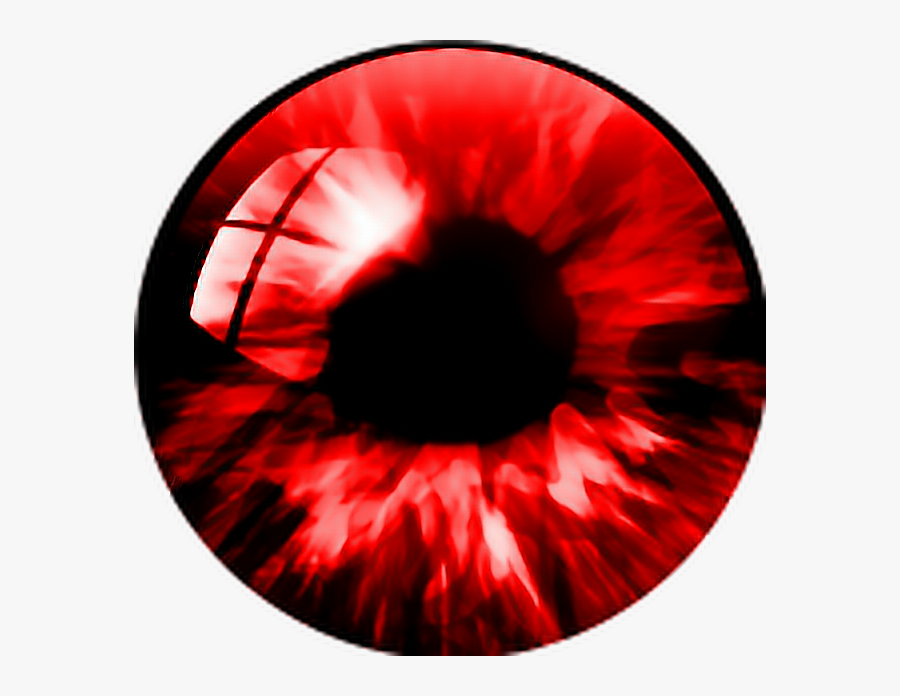Red Eye Lens Png, Transparent Clipart