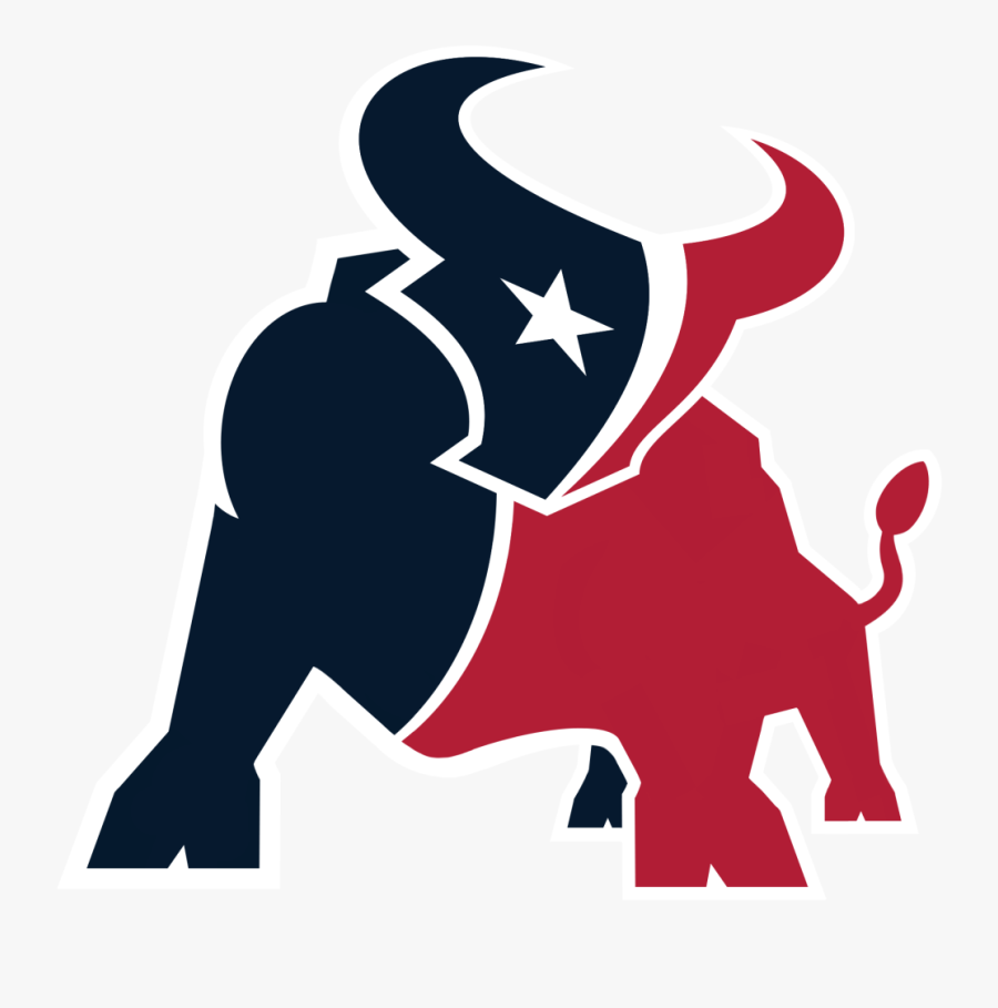 Logo Clipart Houston Texans - Houston Texans Bull Logo, Transparent Clipart