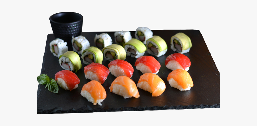Japanese Food Clipart Smiley Face - Sushi, Transparent Clipart