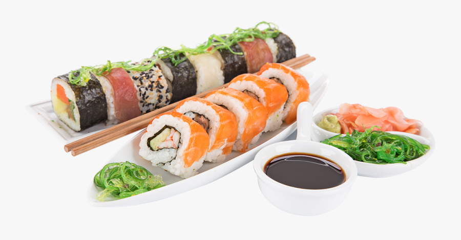 Sushi Japanese Cuisine Sashimi Makizushi Asian Cuisine - Sushi Png, Transparent Clipart