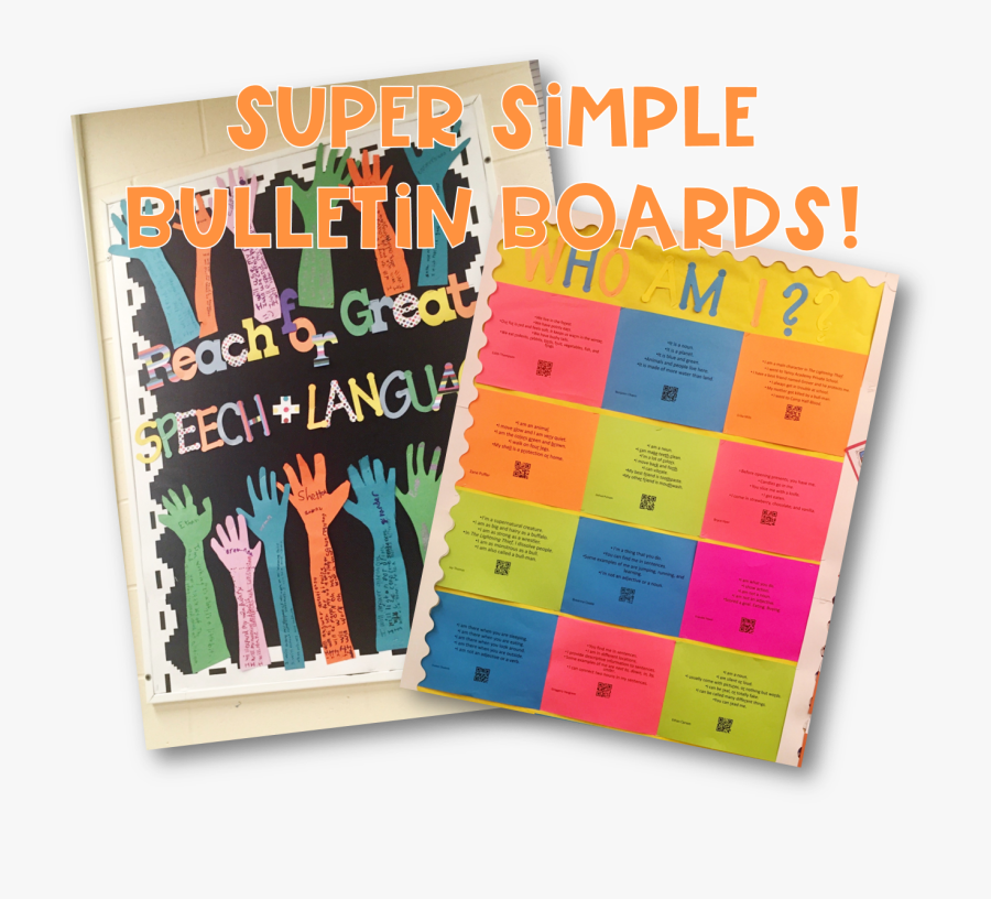 Quick & Easy Interactive Bulletin Boards For Speech - Book Cover, Transparent Clipart