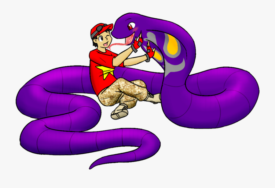 Arbok Cuddles By Livinlovindude - Livinlovindude Boy, Transparent Clipart