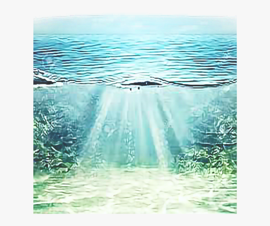 #ocean #depth #deep #background #nature #sea #darkness - Water Deep Background Sea, Transparent Clipart