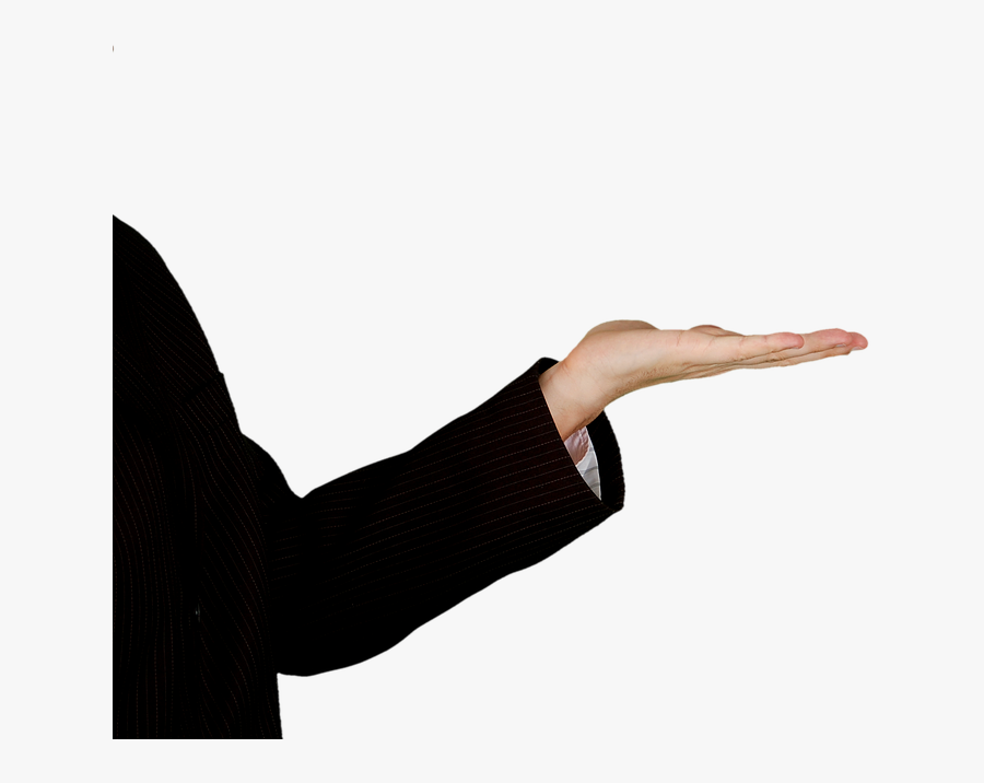 Hand In A Suit - Business Man Hand, Transparent Clipart