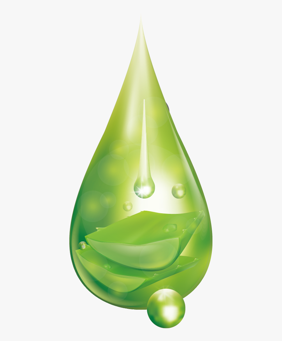 Aloevera Drop Png Image - Green Water Drop Png, Transparent Clipart