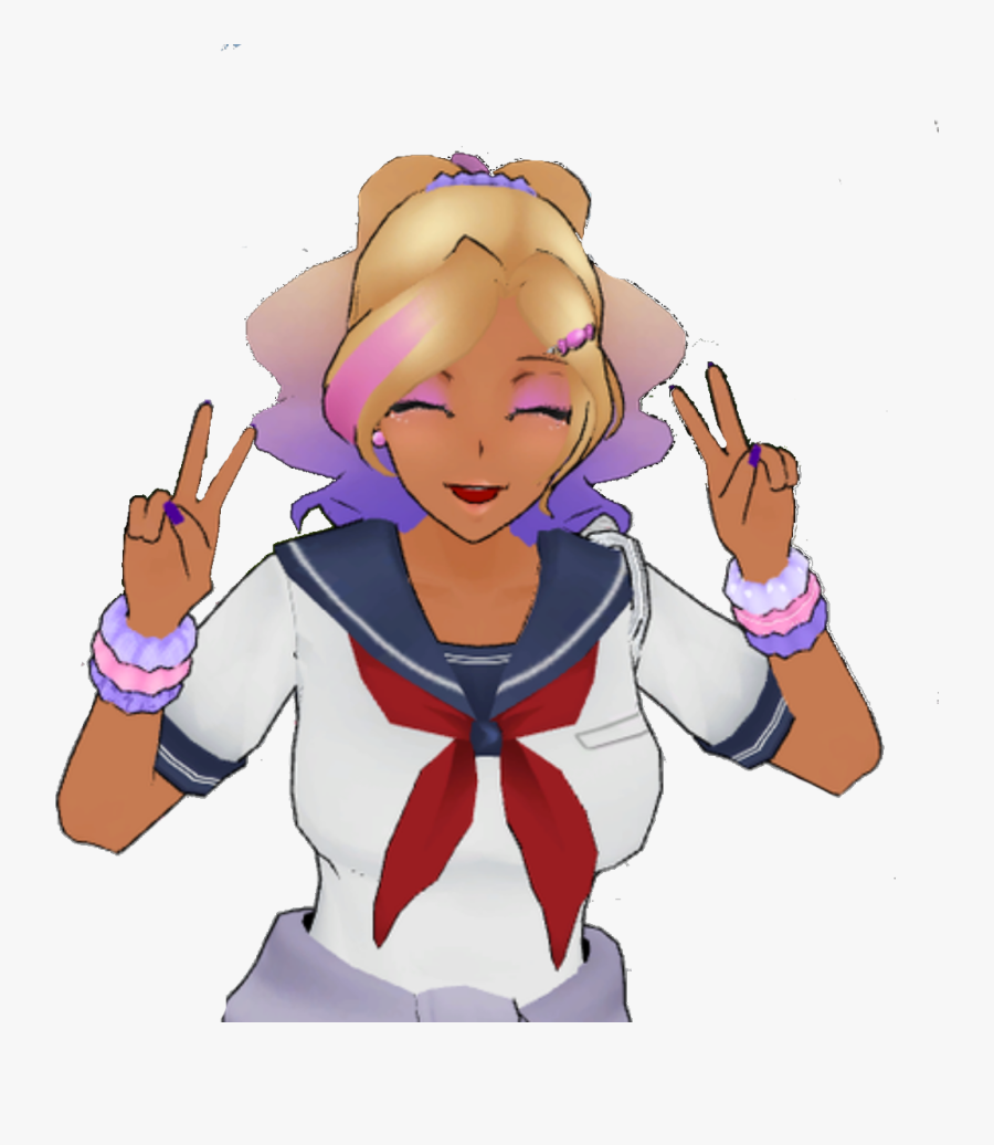 #kashiko #bully #yanderesimulator #purplebully #purple - Musume Ronshaku, Transparent Clipart