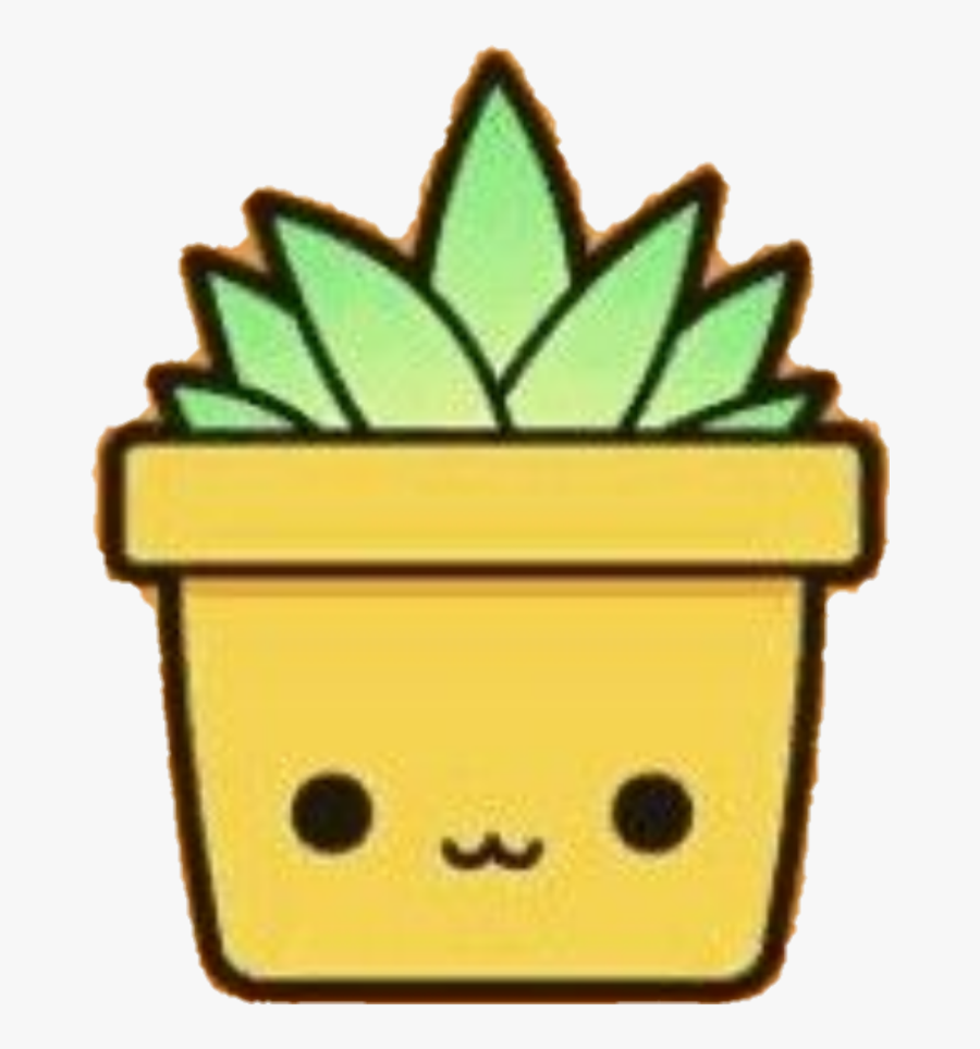 #aloevera #pianta #kawaii @roxxoblog - Cartoon Transparent Cute Cactus, Transparent Clipart