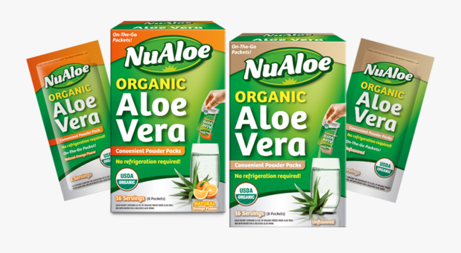 Nualoe- Aloe Vera Products - Natural Foods, Transparent Clipart