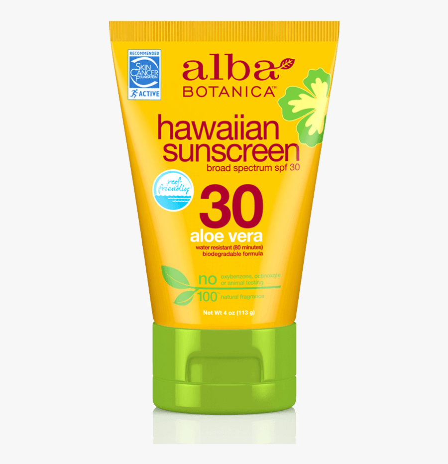 Sunscreen Biodegradable, Transparent Clipart