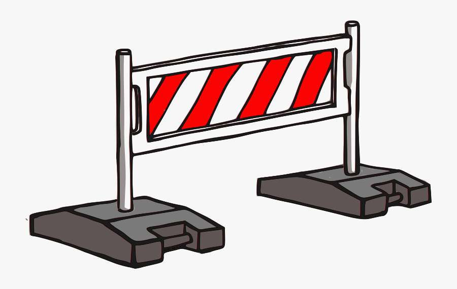 Barrier Clipart Construction - Barrier Clipart, Transparent Clipart