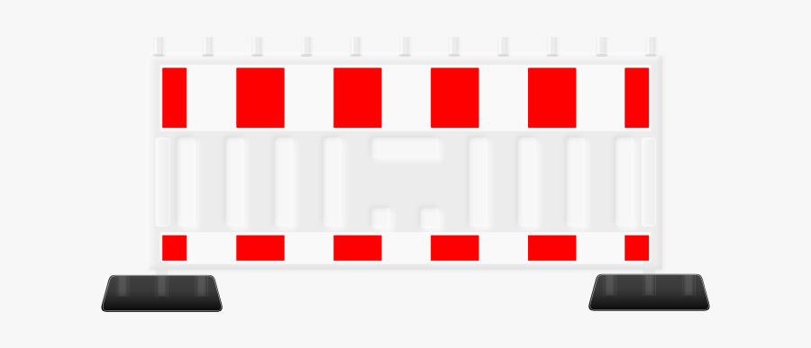 German Roadworks-barrier - Traffic Barrier Png, Transparent Clipart