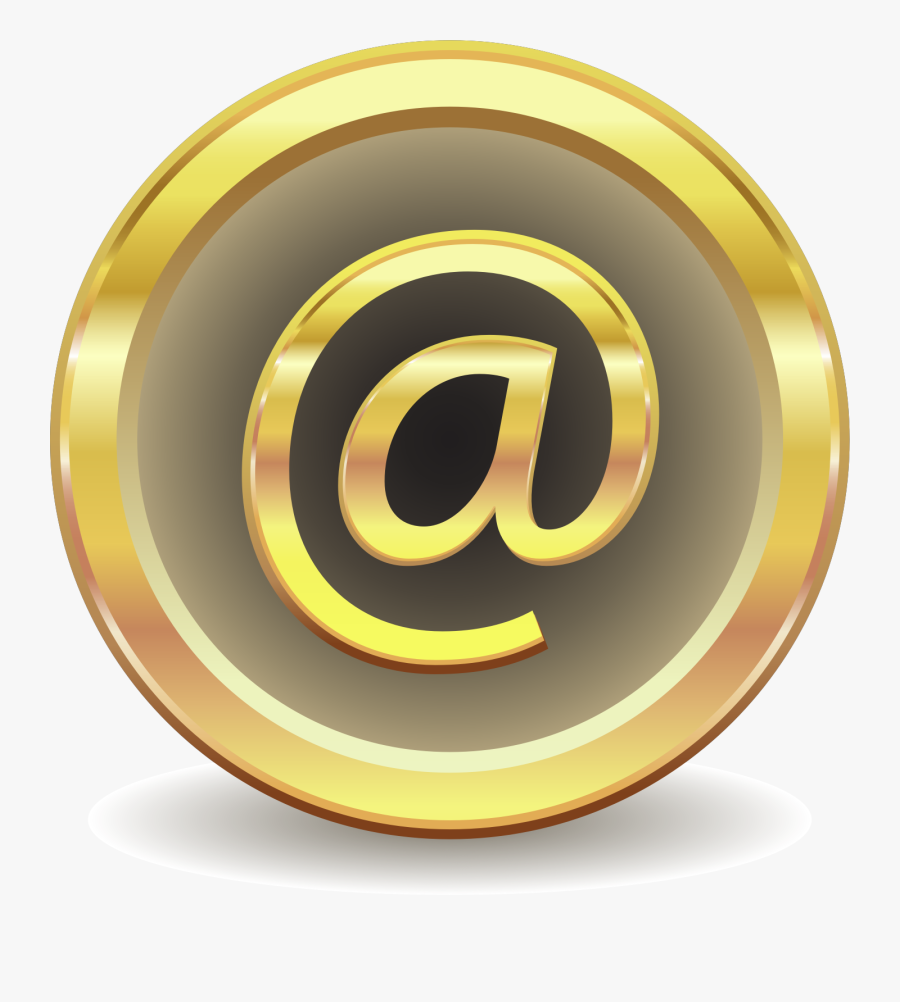 Gold Gmail Logo Png, Transparent Clipart