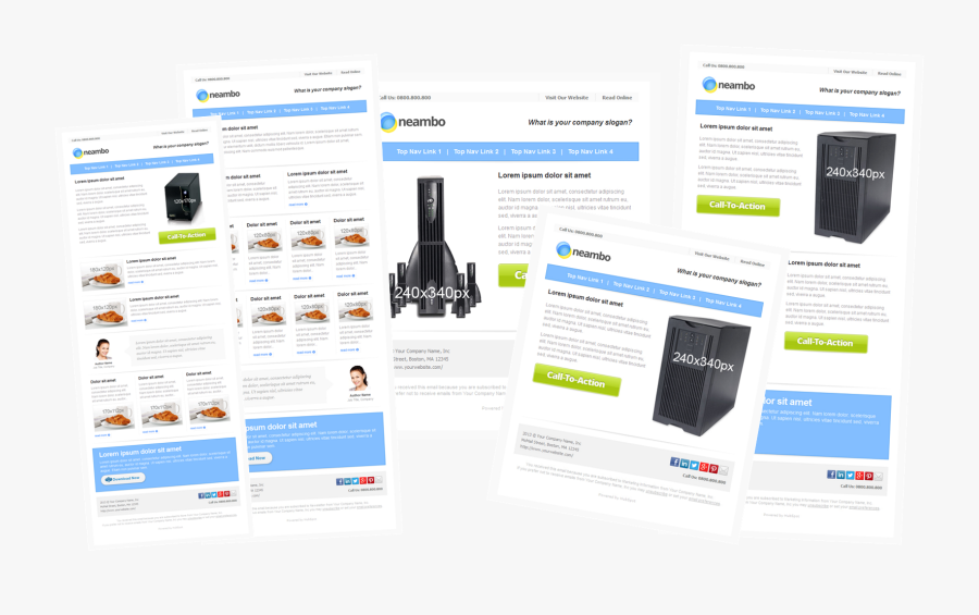 Dissecting The Anatomy Of A Five-star Email - Plantillas De Email Marketing, Transparent Clipart